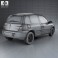 Renault Clio Mercosur 3-door hatchback 2013 3d model