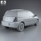 Renault Clio Mercosur 3-door hatchback 2013 3d model