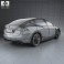 Tesla Model X 2014 3d model