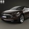 Tesla Model X 2014 3d model