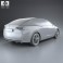 Tesla Model X 2014 3d model