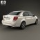 Toyota Corolla Axio 2012 3d model