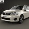 Toyota Corolla Axio 2012 3d model