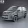 Toyota Porte 5-door hatchback 2012 3d model
