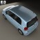 Toyota Porte 5-door hatchback 2012 3d model