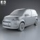 Toyota Porte 5-door hatchback 2012 3d model