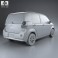 Toyota Porte 5-door hatchback 2012 3d model