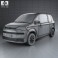 Toyota Spade 3-door hatchback 2012 3d model