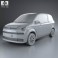 Toyota Spade 3-door hatchback 2012 3d model
