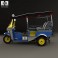 Tuk-Tuk Thailand 1980 3d model