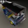 Tuk-Tuk Thailand 1980 3d model