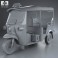 Tuk-Tuk Thailand 1980 3d model