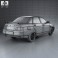 VAZ Lada 2110 sedan 1995 3d model