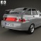 VAZ Lada 2112 hatchback 1995 3d model
