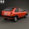 Volkswagen Polo coupe 1990 3d model