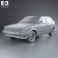 Volkswagen Polo coupe 1990 3d model