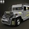 Willys Jeepney Philippines 2012 3d model