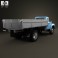 ZIL 130 Flatbed Truck 1964 3d model