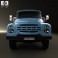 ZIL 130 Flatbed Truck 1964 3d model