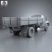 ZIL 130 Flatbed Truck 1964 3d model