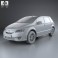 BYD e6 2011 3d model