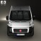 Fiat Ducato Panel Van LWB 2012 3d model