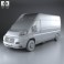 Fiat Ducato Panel Van LWB 2012 3d model