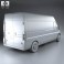 Fiat Ducato Panel Van LWB 2012 3d model