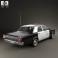 Ford Galaxie 500 Police 1966 3d model