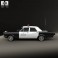 Ford Galaxie 500 Police 1966 3d model