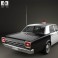 Ford Galaxie 500 Police 1966 3d model