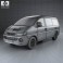 Hyundai H-1 Passenger Van 1997 3d model