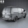 Hyundai H-1 Passenger Van 1997 3d model