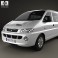 Hyundai H-1 Passenger Van 1997 3d model