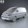 Hyundai H-1 Passenger Van 1997 3d model