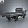 Hyundai HR (Porter) Flatbed Truck 2013 3d model