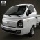 Hyundai HR (Porter) Flatbed Truck 2013 3d model