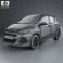 Hyundai i10 2014 3d model