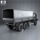 Mercedes-Benz Zetros Flatbed Truck 2008 3d model