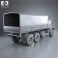 Mercedes-Benz Zetros Flatbed Truck 2008 3d model