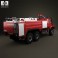 Mercedes-Benz Zetros Rosenbauer Fire Truck 2008 3d model
