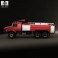 Mercedes-Benz Zetros Rosenbauer Fire Truck 2008 3d model