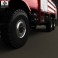 Mercedes-Benz Zetros Rosenbauer Fire Truck 2008 3d model