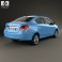 Mitsubishi Attrage 2013 3d model
