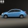 Mitsubishi Attrage 2013 3d model