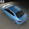 Mitsubishi Attrage 2013 3d model