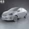 Mitsubishi Attrage 2013 3d model
