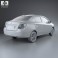 Mitsubishi Attrage 2013 3d model