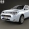 Mitsubishi Outlander PHEV 2013 3d model
