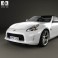 Nissan 370Z roadster 2013 3d model